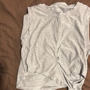 Beyond Yoga Gray Crop Top